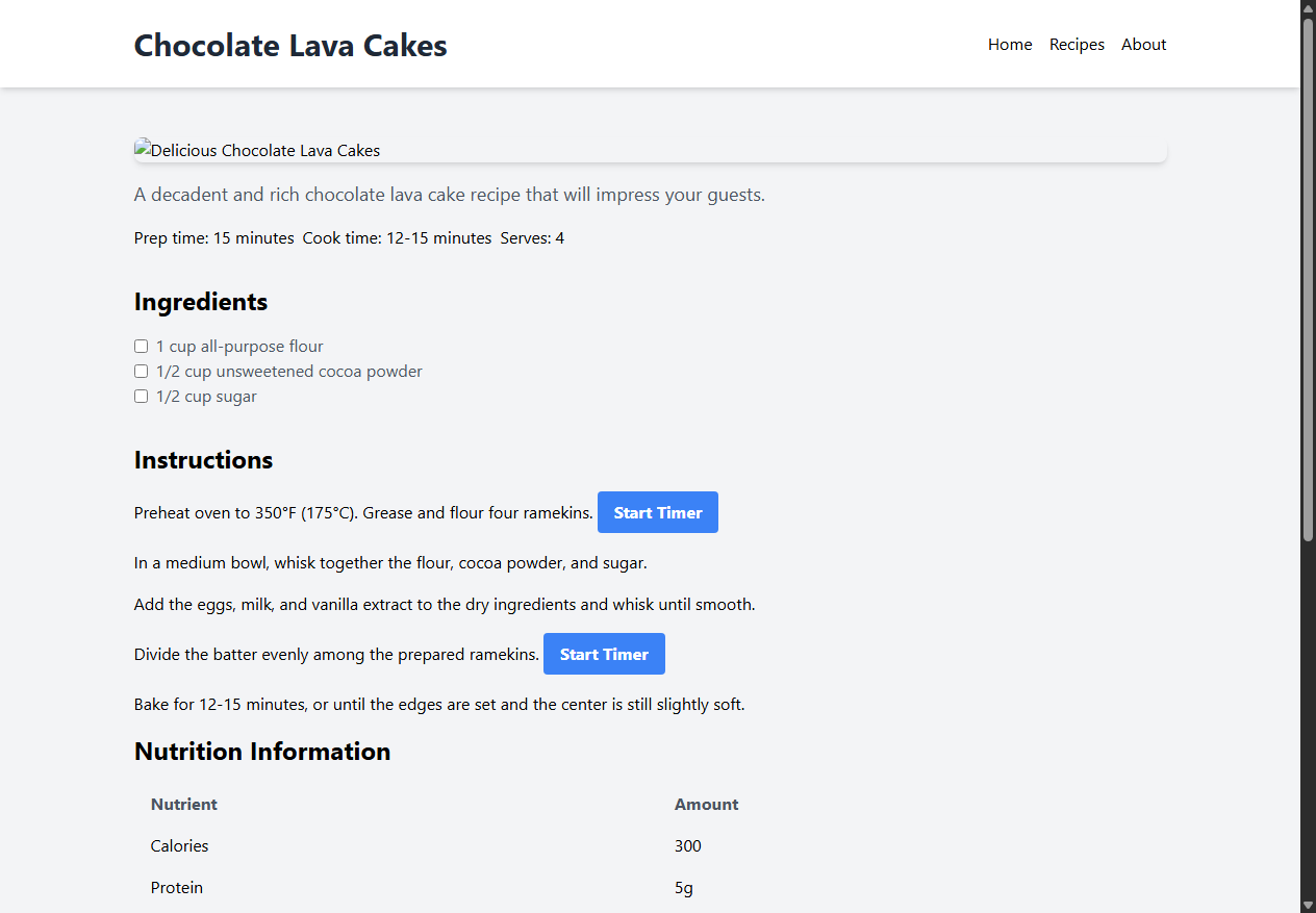 Desktop Screenshot of FPC002_Interactive_Recipe_Page