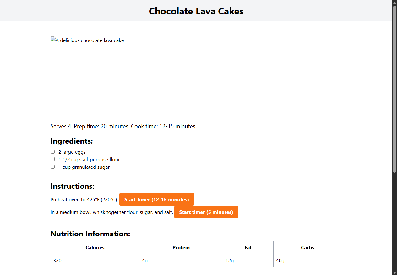 Desktop Screenshot of FPC002_Interactive_Recipe_Page