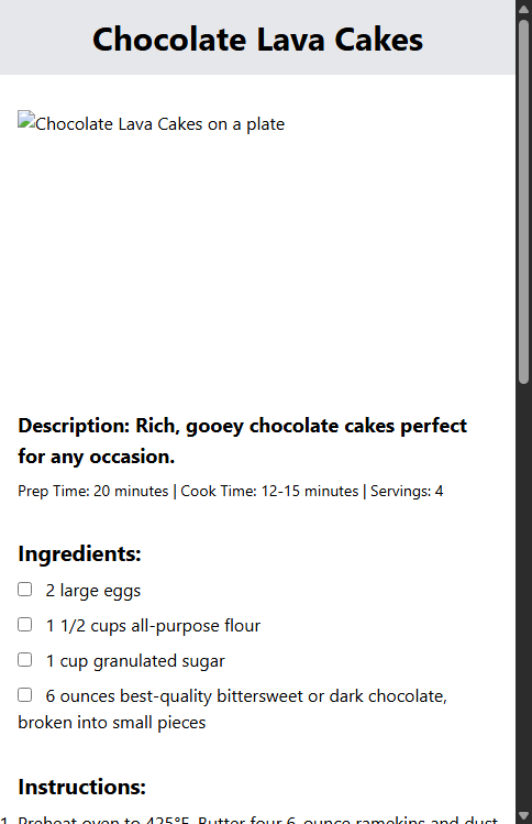 Mobile Screenshot of FPC002_Interactive_Recipe_Page