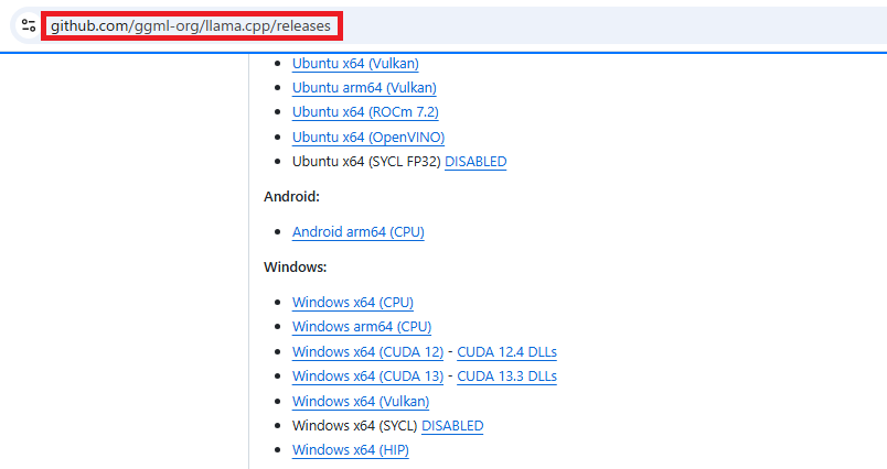 llama.cpp web