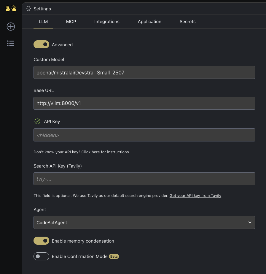 OpenHands Settings