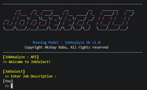 JobSelect CLI